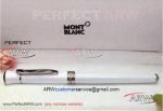 Perfect Replica Mont Blanc White and Silver Fineliner Pen - for Edition Pen